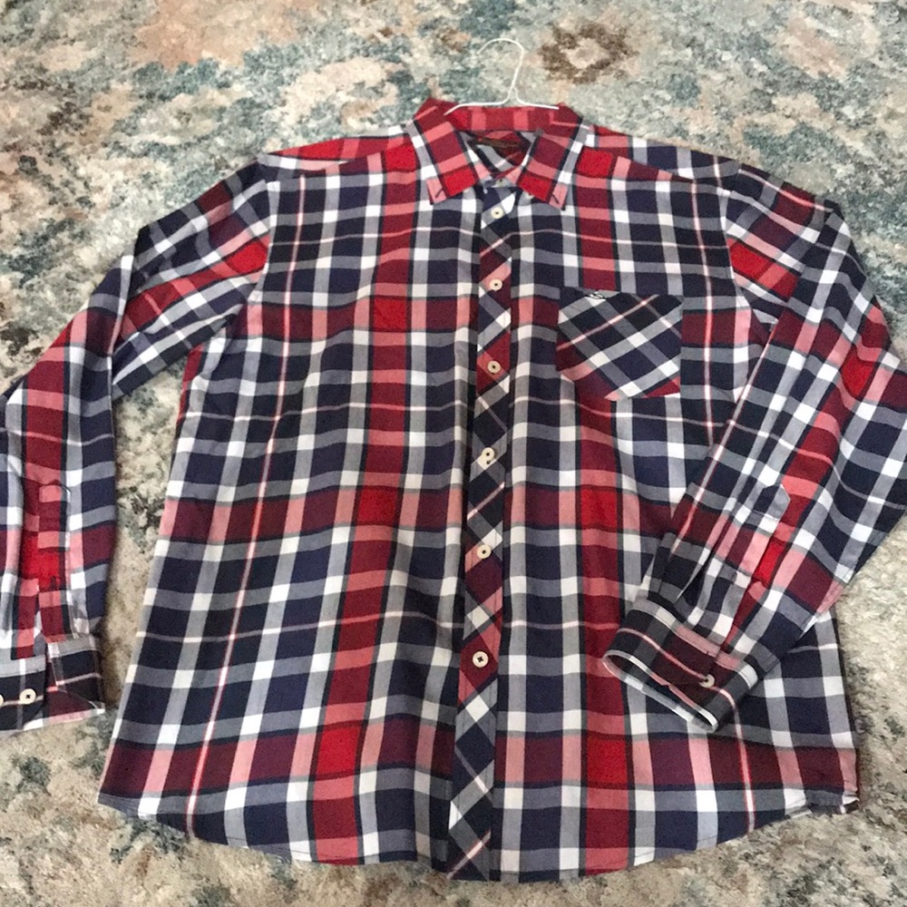Button up collared shirt